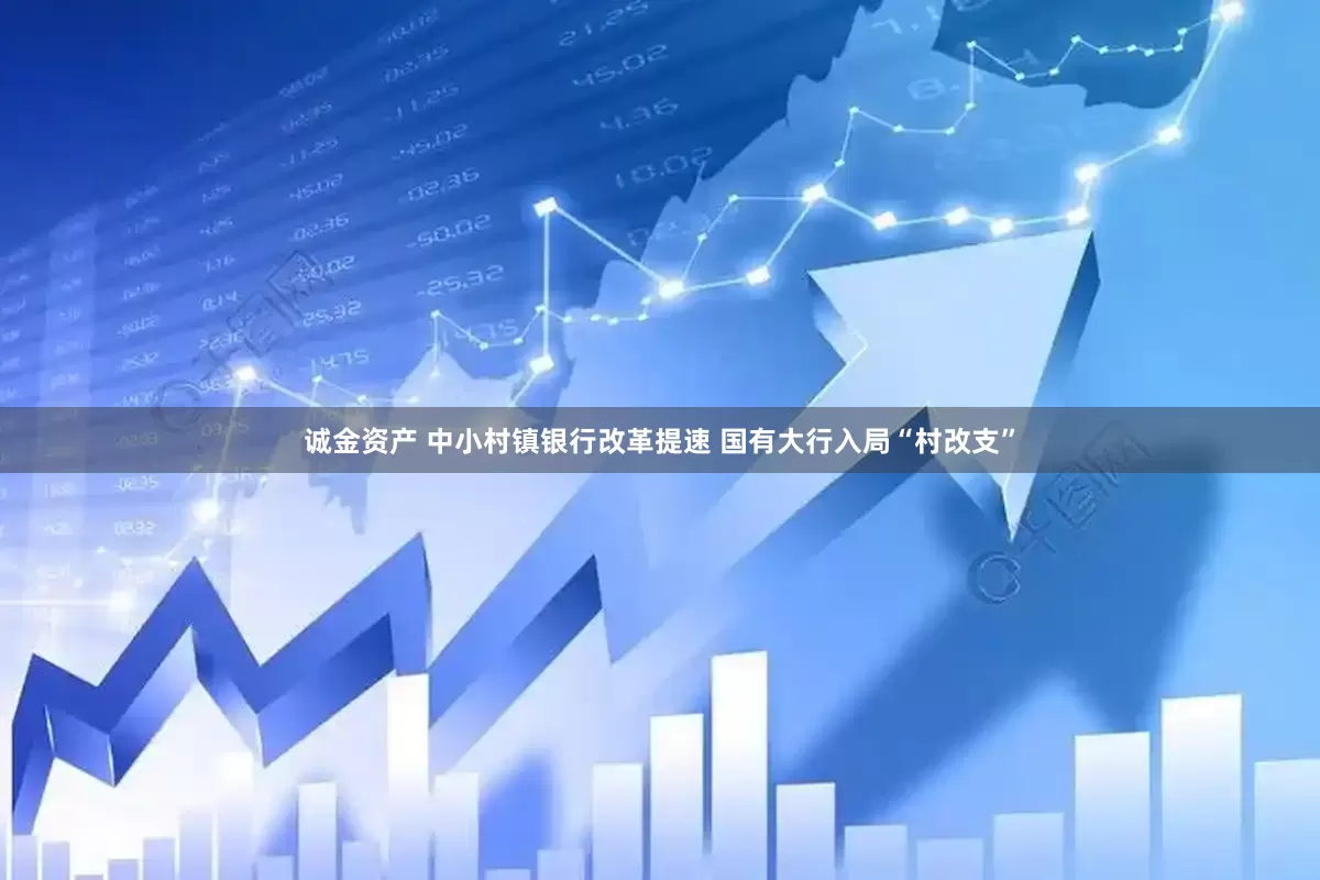 诚金资产 中小村镇银行改革提速 国有大行入局“村改支”